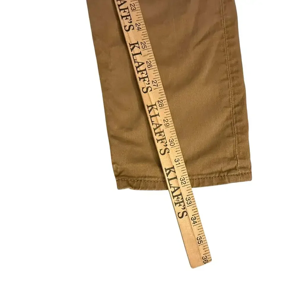 Levi's 502 Regular Taper Fit Men's Brown Cotton Pants 36 x 32